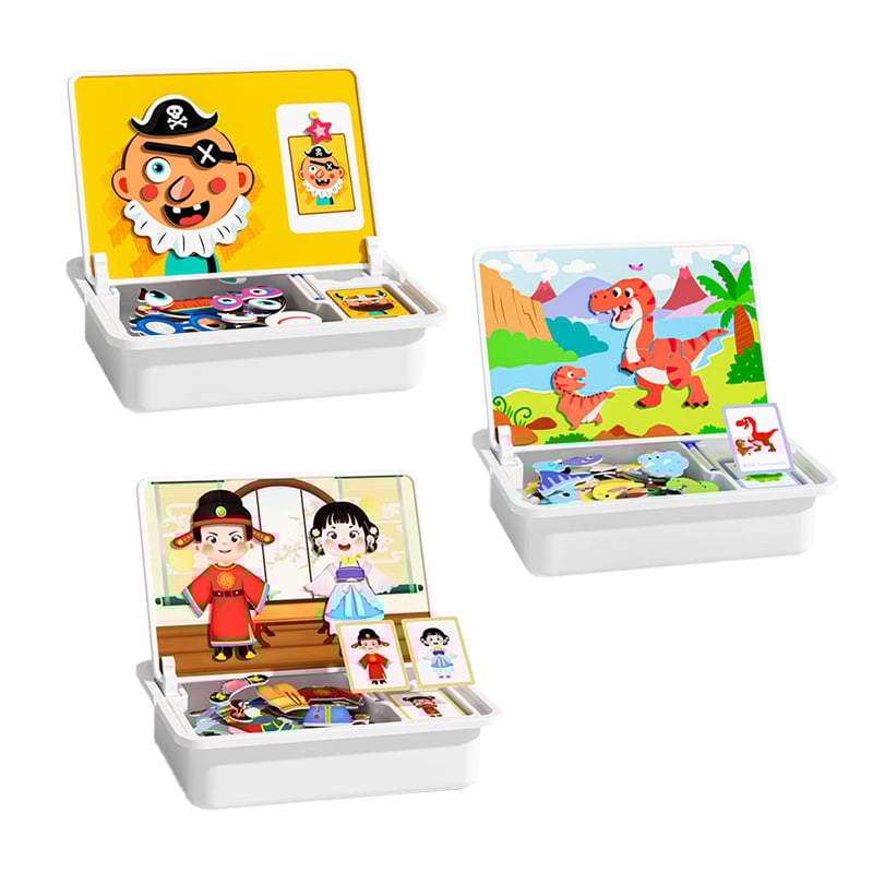 Magnetic Puzzle Learning Building Block Toys