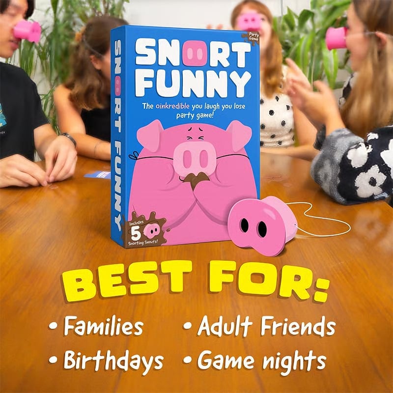 Piggy Nose Puzzle & Game Set
