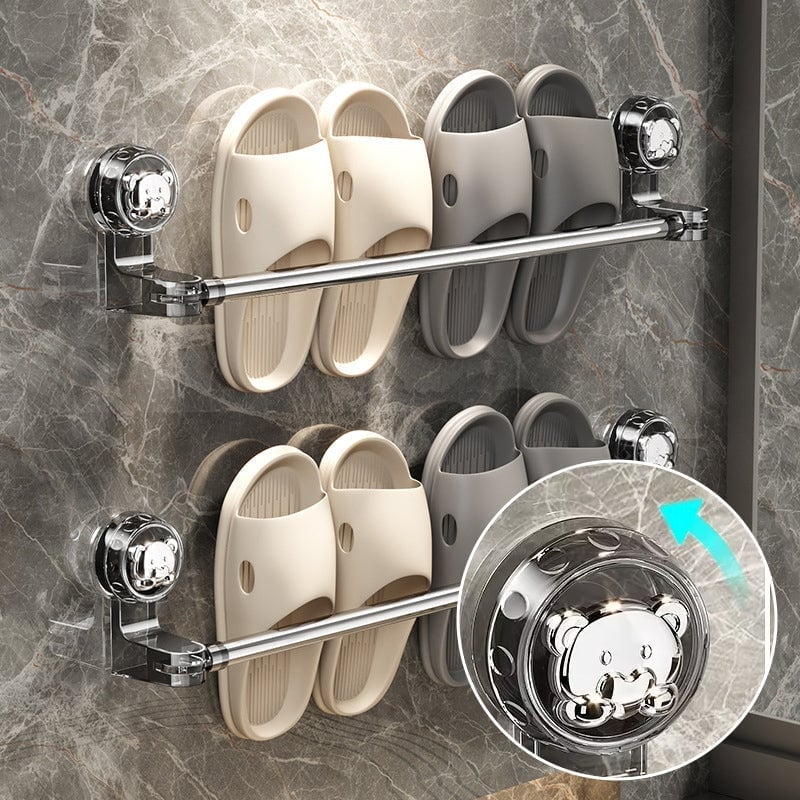 Wall-mounted Punch-free Door Drain Storage Rack