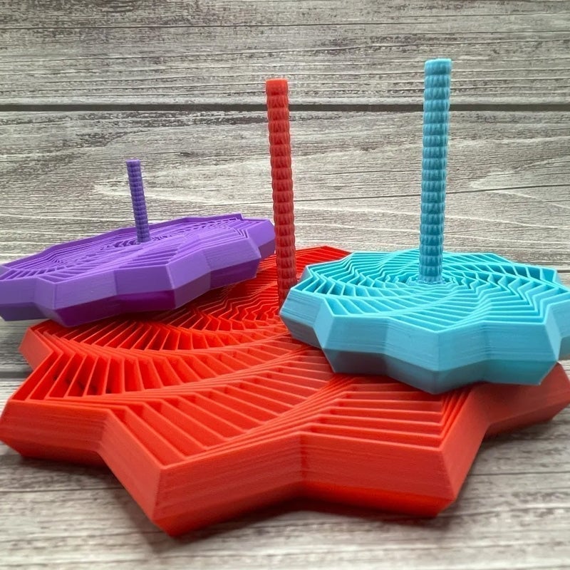 New 3D Printed Handheld Star Sensory Fidget Toy
