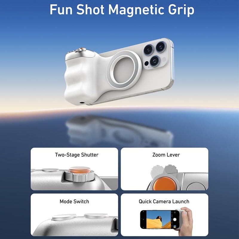 Magnetic Grip & Magnetic Selfie Light