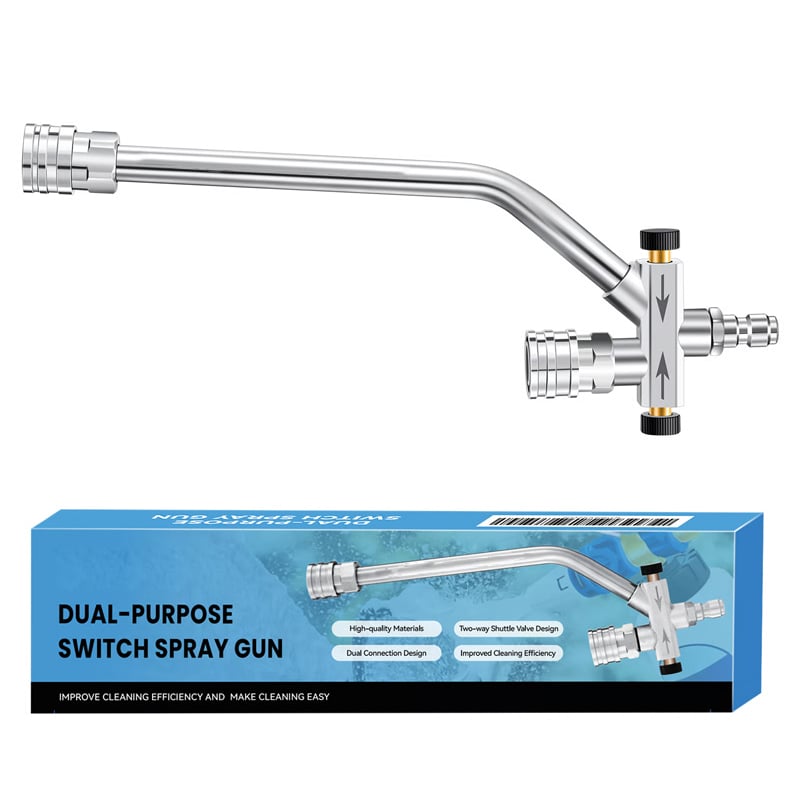 Enhance Your Car Washing Experience - Foam Cannon Dual Connector Accessory