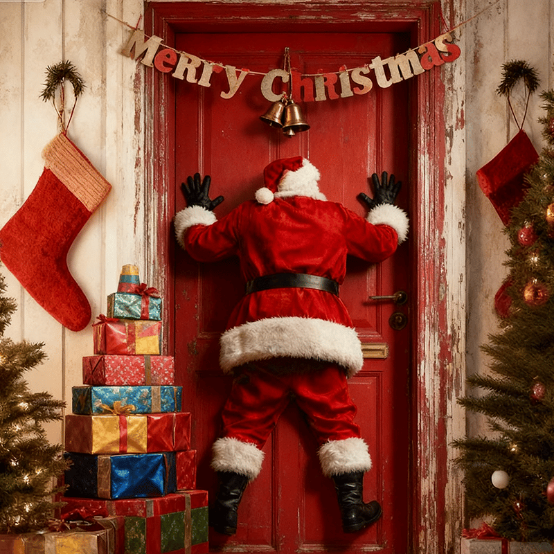 🎅Santa Claus Door Sticker Decoration