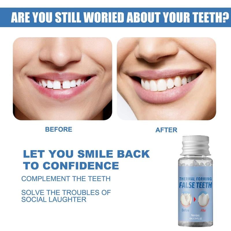 ✨ Moldable False Teeth for Temporary Tooth Fillings