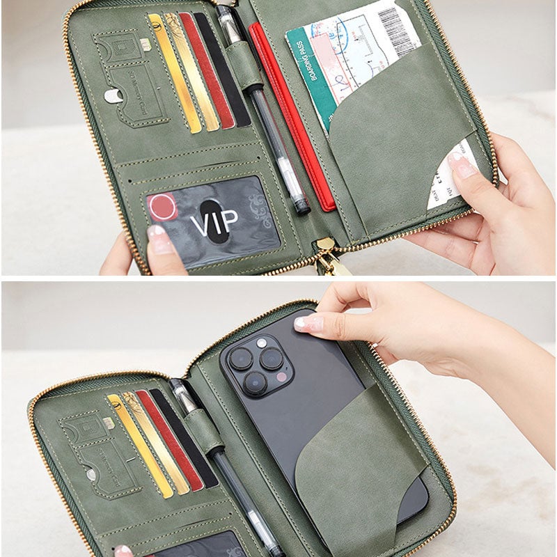 New Multi-Functional RFID Passport Wallet
