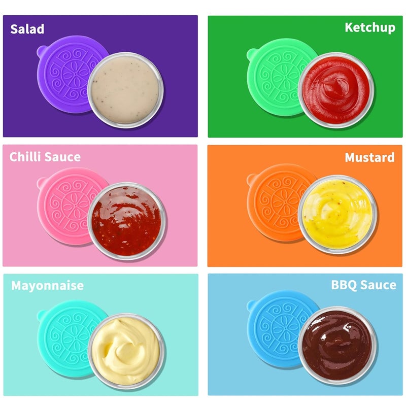 Stainless Steel Containers With Leakproof Silicone Lids