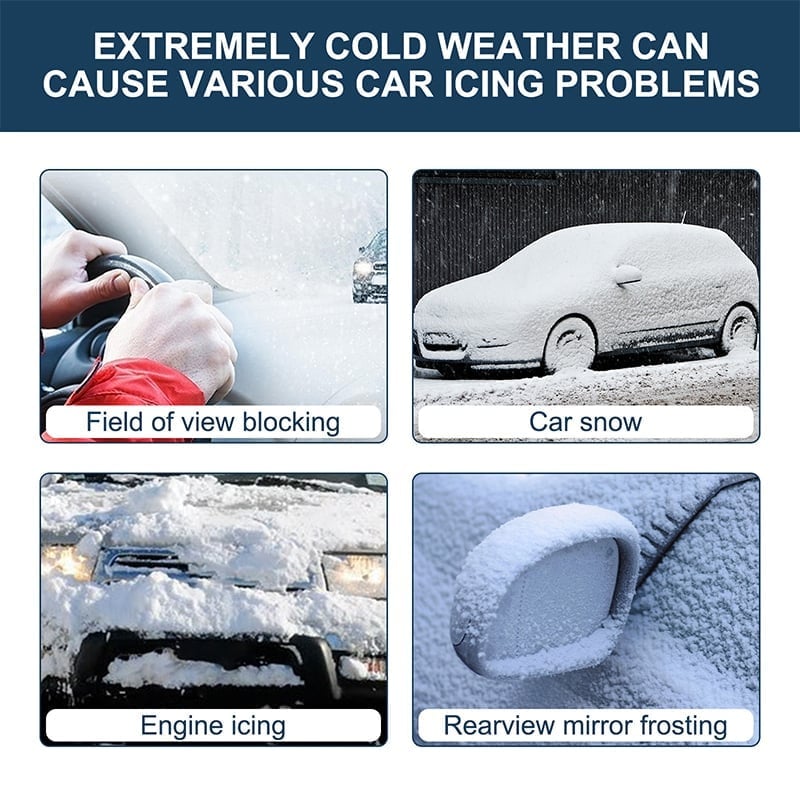 Anti-Freeze Electromagnetic Car Snow Removal Device