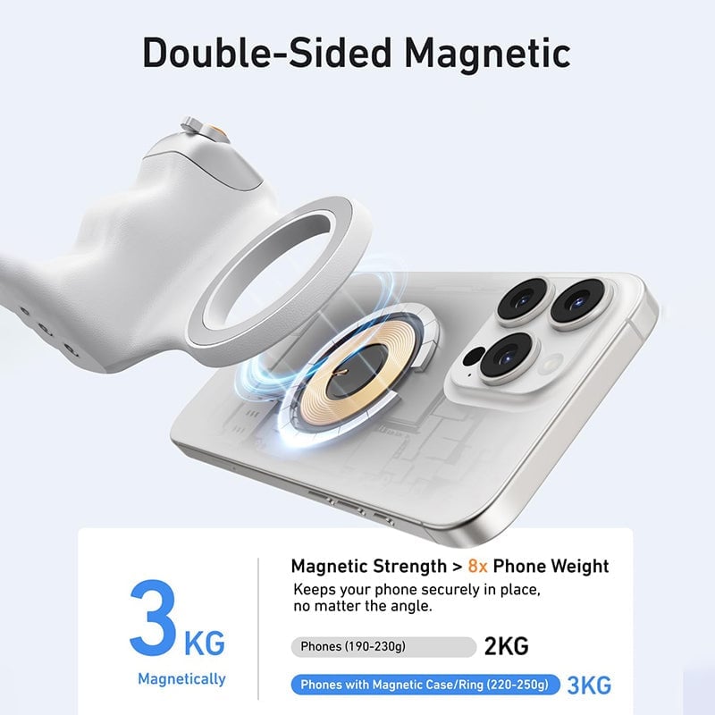 Magnetic Grip & Magnetic Selfie Light