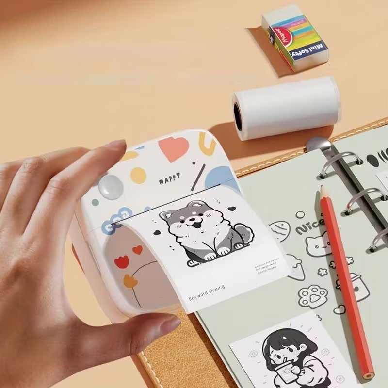New Mini Wireless Bluetooth Label Printer
