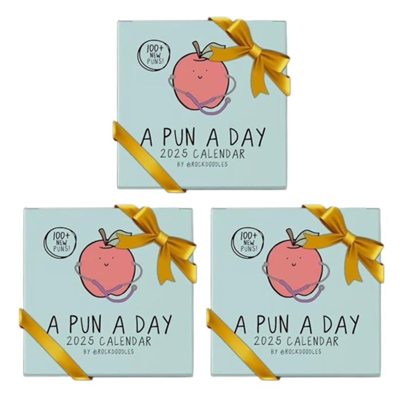 2025 A Pun A Day Desktop Calendar