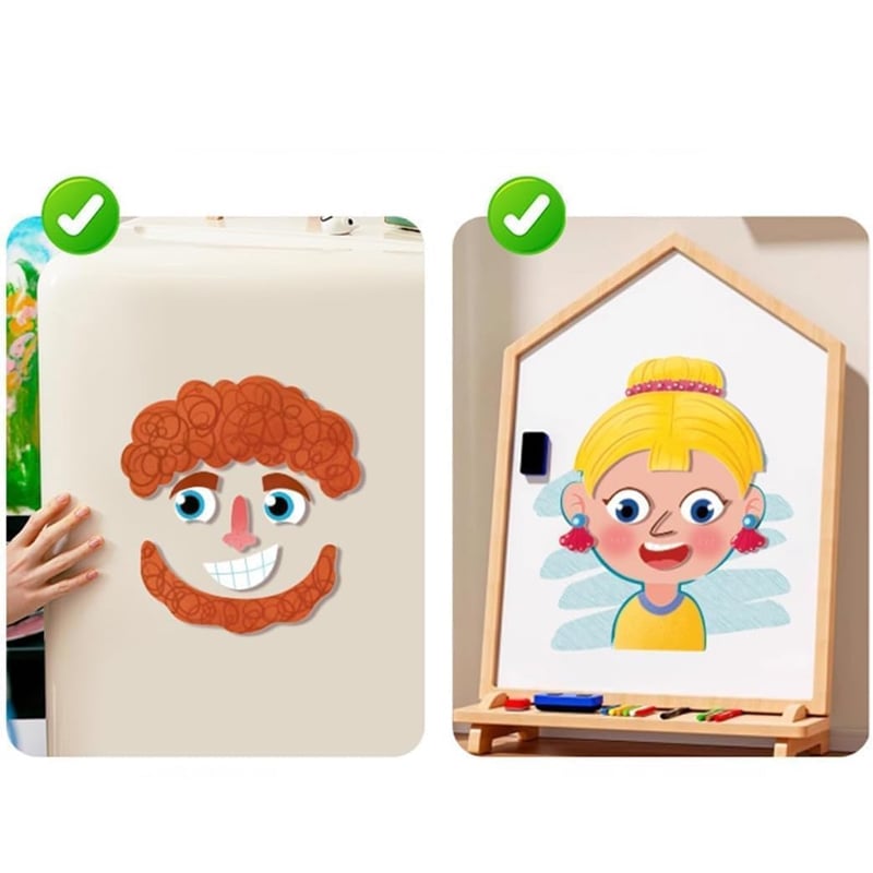 Magnetic Puzzle Learning Building Block Toys