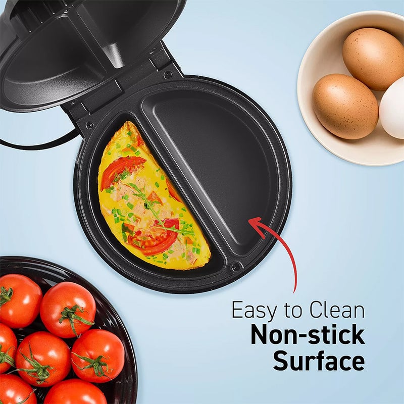Dual-Zone Electric Omelette Maker