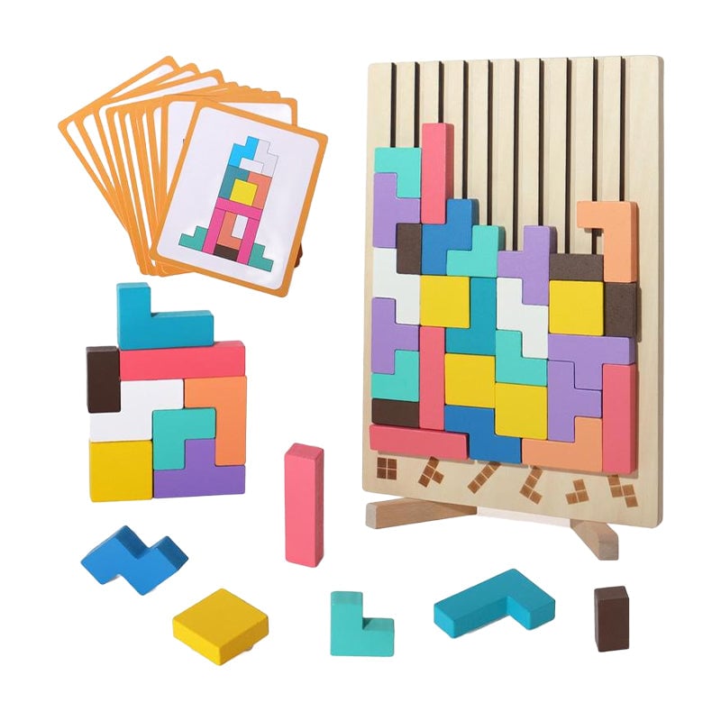 Wooden Stacking Puzzle Set