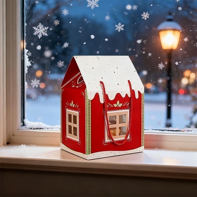 Christmas Wonderland Cottage Gift Box