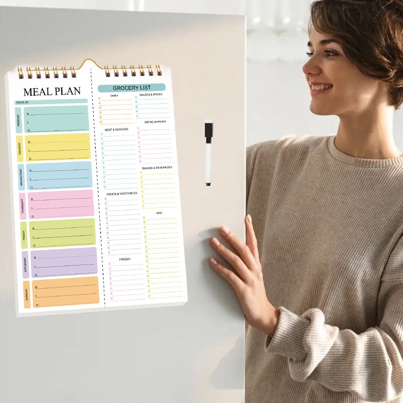Weekly Meal Planner Notebook