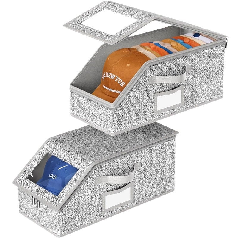 Multifunctional Foldable Dust Hat Storage Box