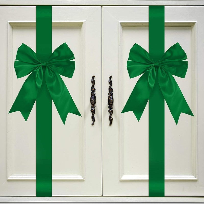 Christmas Door Bow Ribbon Decoration