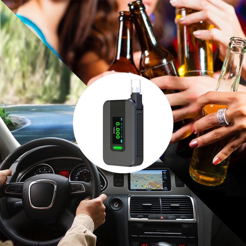 High-Precision Portable Digital Breath Alcohol Tester