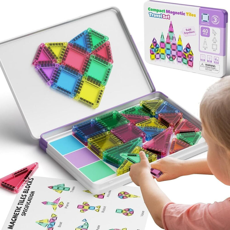 Magnetic Tiles Building Blocks Set - t