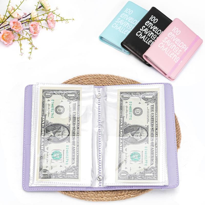 100 Days Money Saving Challenge Budget Storage Book