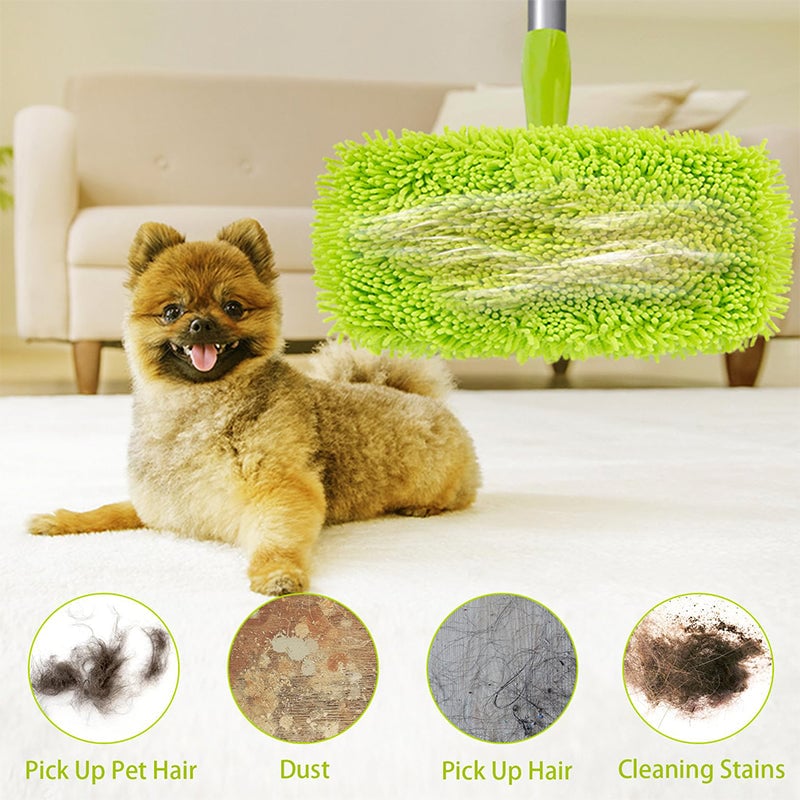 Chenille Mop Refill Pads for Home Use – Replacement Mop Heads for Floor Cleaning