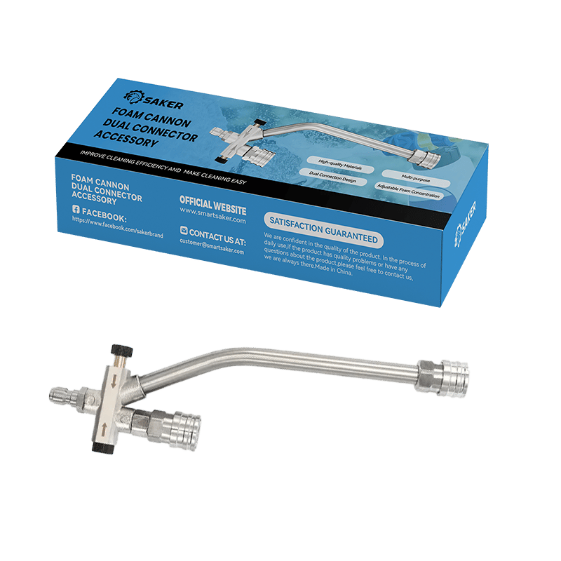 Enhance Your Car Washing Experience - Sakerplus Foam Cannon Dual Connector Accessory