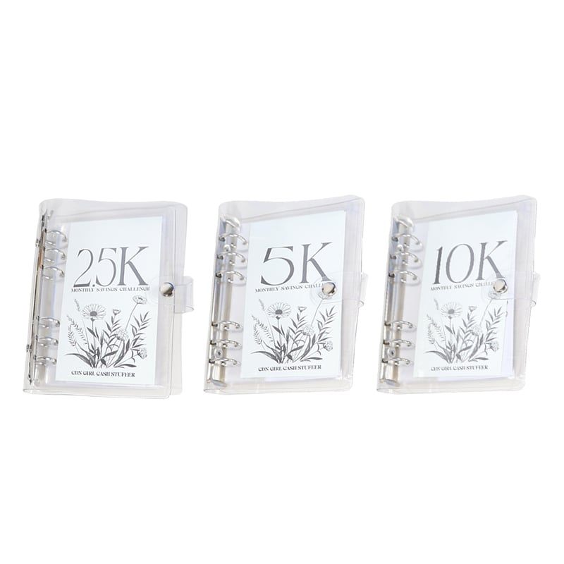 12-Month Envelopes Money Saving Challenge Binder