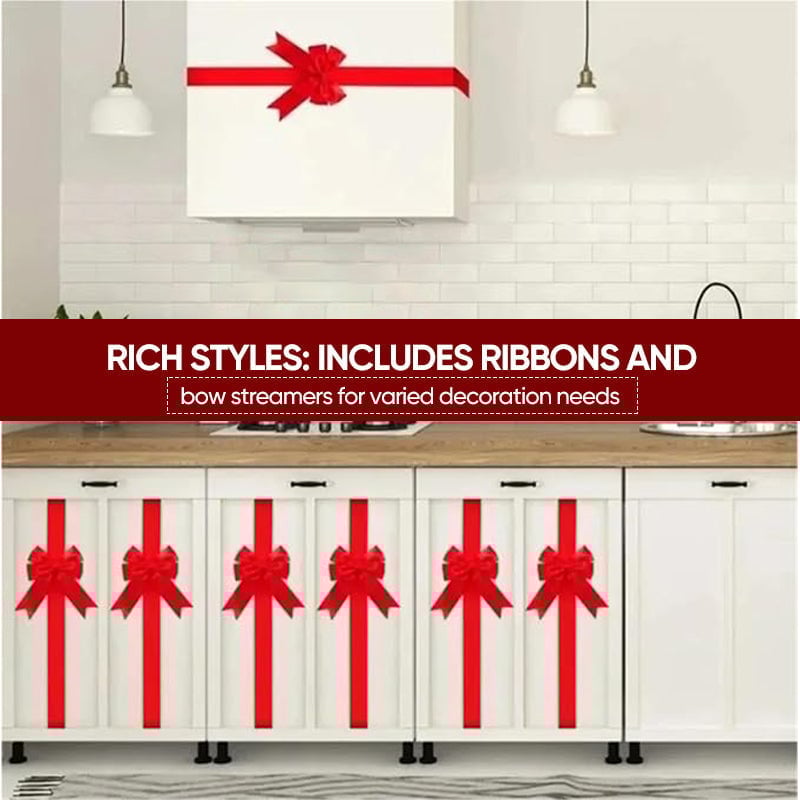 Christmas Door Bow Ribbon Decoration