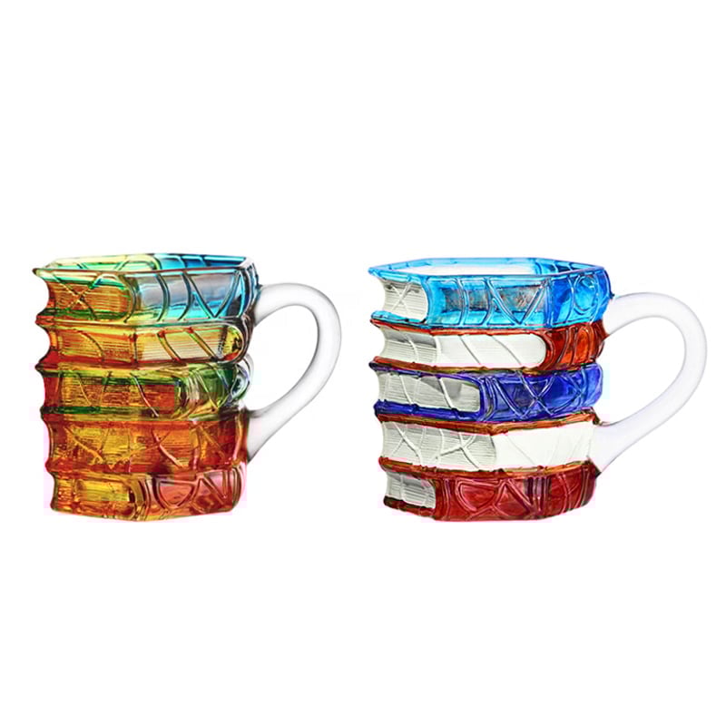 Hand-painted Book Coffee Cup-2