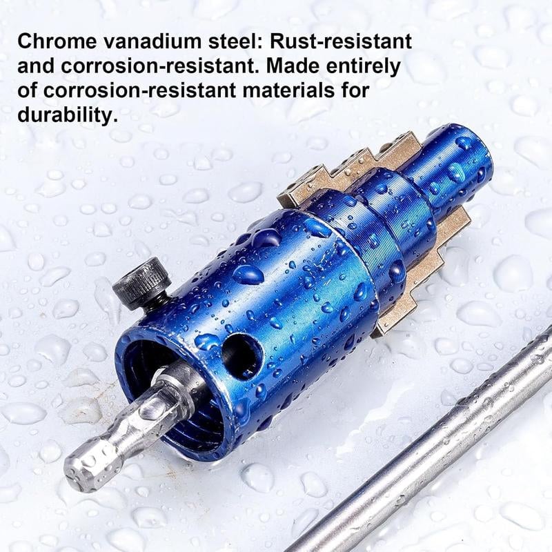 Universal Broken Tap Extractor for Faucet Angle Valves | High-Hardness Hex Shank Thread Remover (1/2", 3/4", 1")