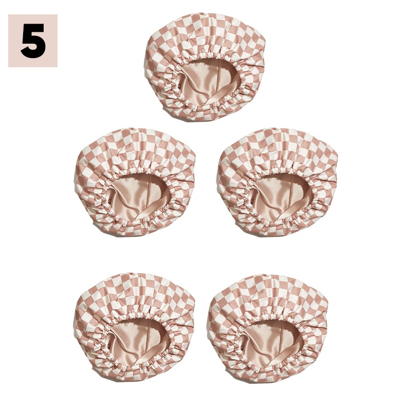 Sakerplus® Satin Lined Luxury Shower Cap