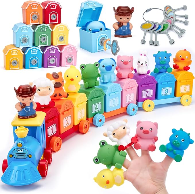 Animal Train Matching Toy