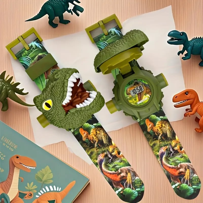 Dinosaur Projection Children's Watch Light-Up Toy