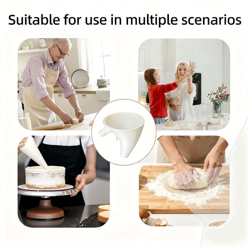 Flour Funnel for Kitchen Aid Stand Mixer