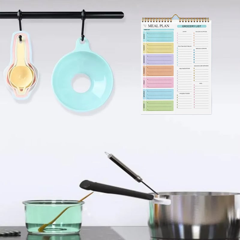 Weekly Meal Planner Notebook