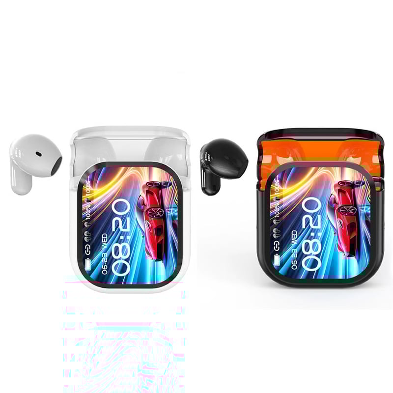 Color screen noise-canceling translation headphones