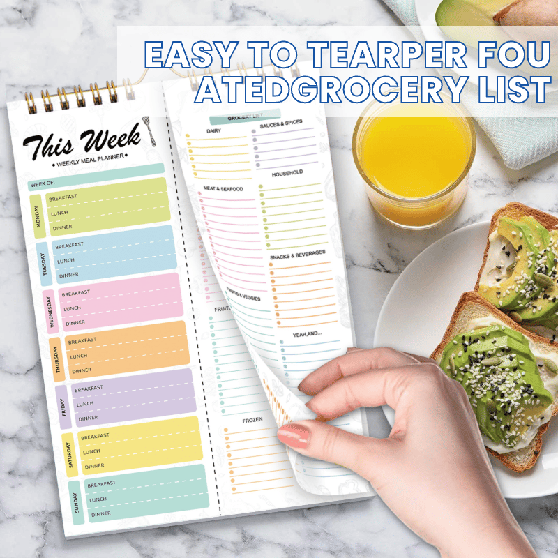 Weekly Meal Planning Notebook