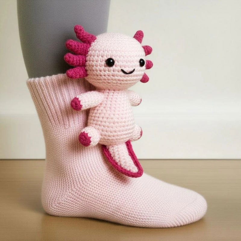 3D Knitted Animal Socks