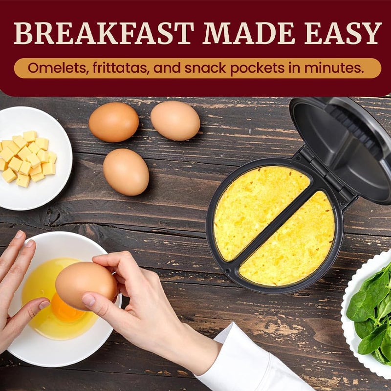 Aless™ Dual-Zone Electric Omelette Maker