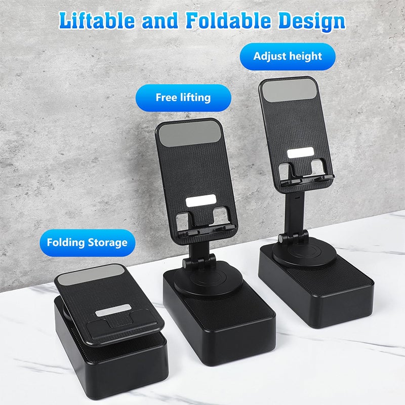 Cell Phone Stand with Wireless Bluetooth Speaker