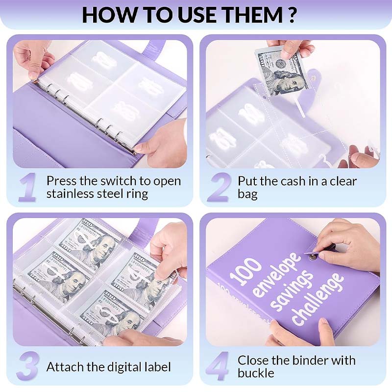 100 Envelope Challenge Binder