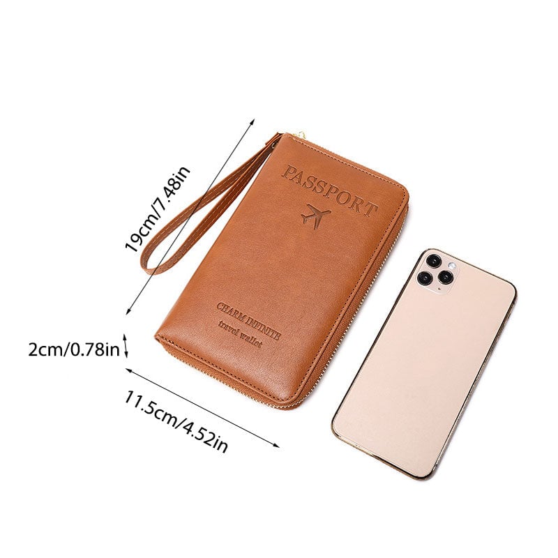 New Multi-Functional RFID Passport Wallet