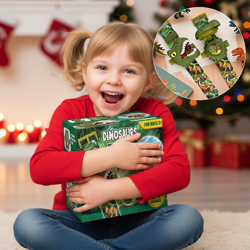 Dinosaur Projection Children's Watch Light-Up Toy