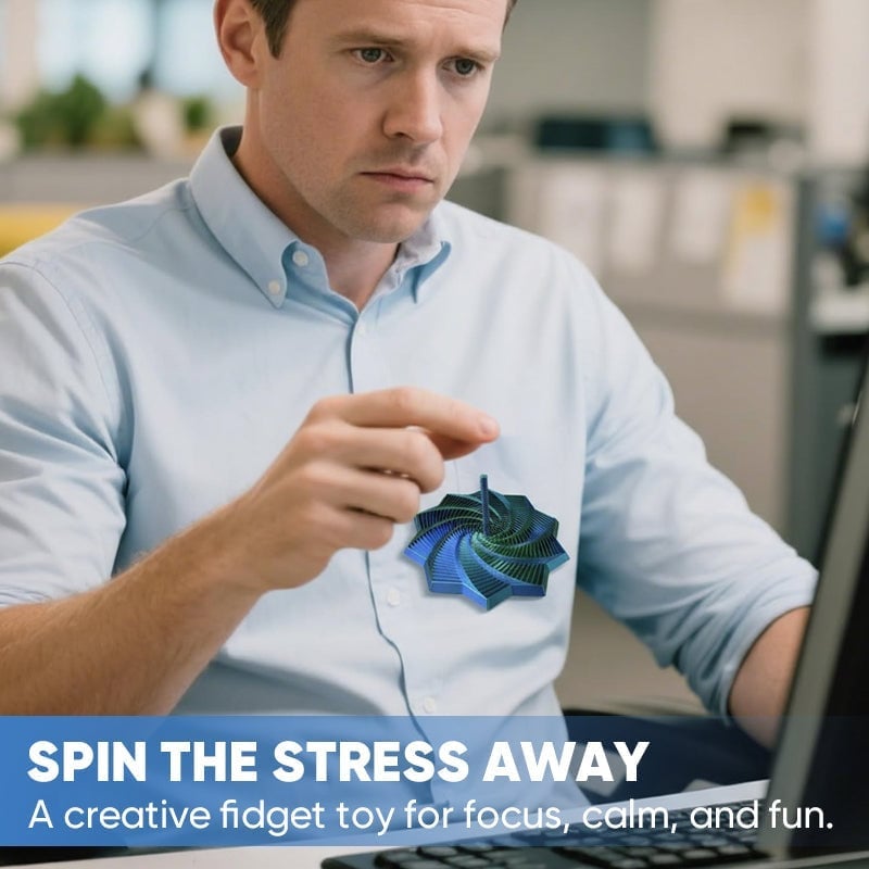 3D Printed Handheld Star Sensory Fidget Toy