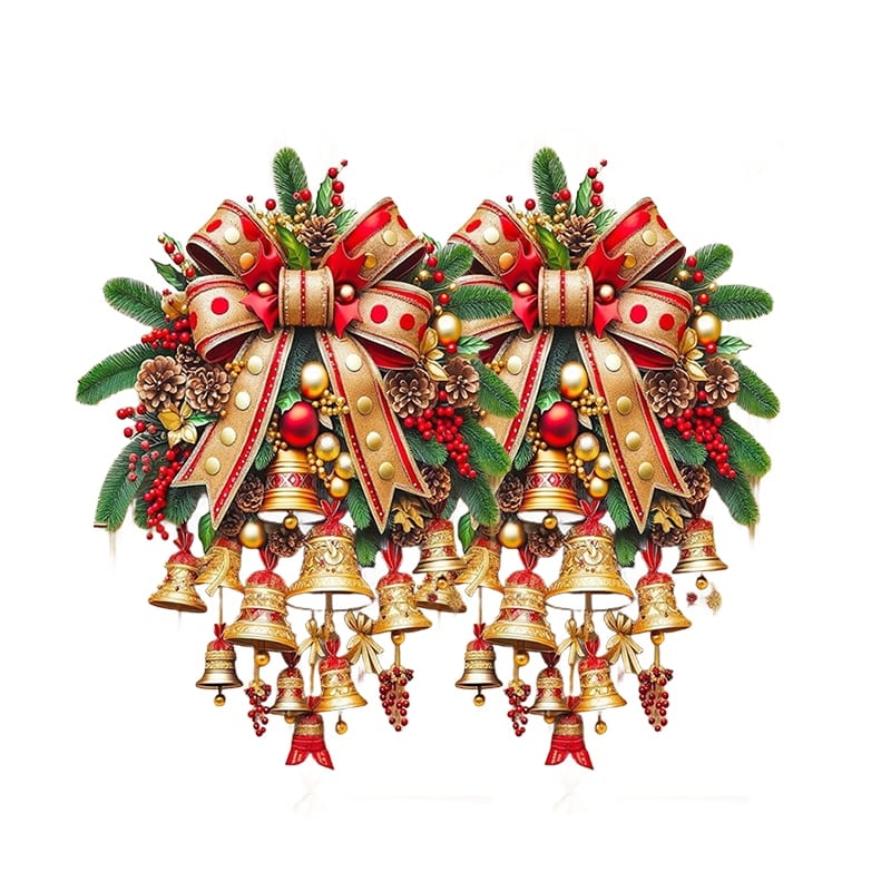 Christmas Bell Door Curtain