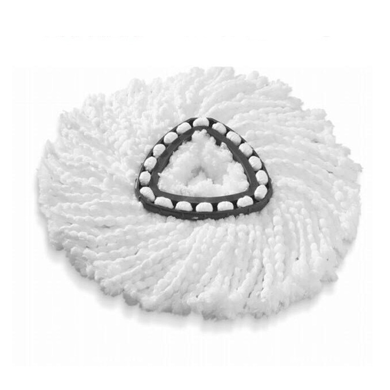 Triangular disc floor brush rotating mop head