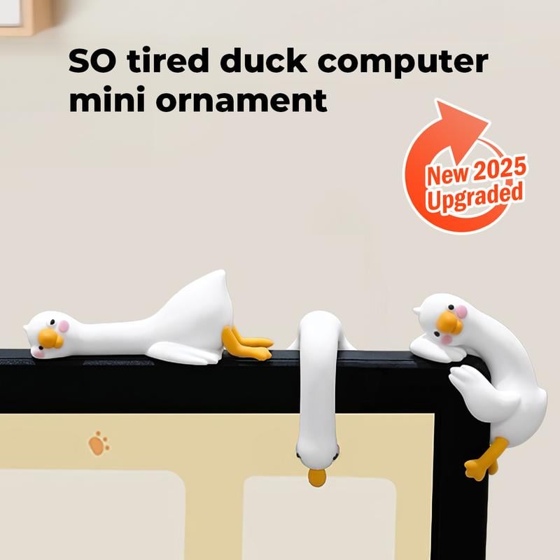 Lying Flat Duck Desk Ornament