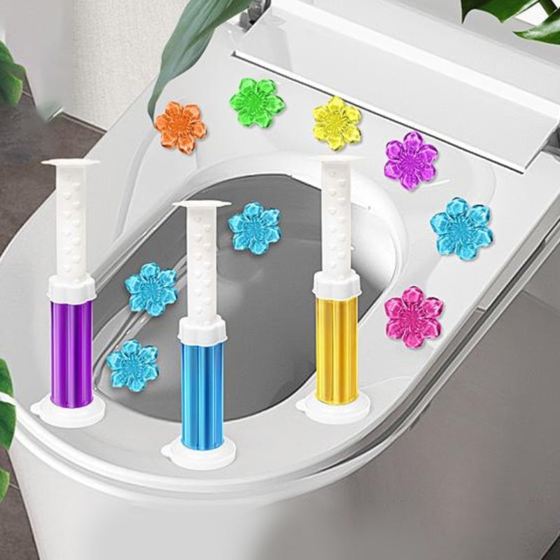 7 PCS Fragrant Flower Toilet Cleaning Gel