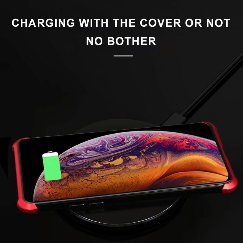 Double-sided Glass Magnetic Phone Cover, Shockproof and Borderless