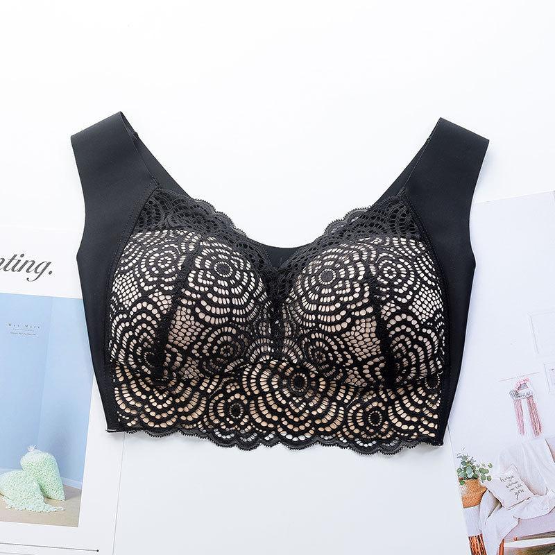Thin Section Seamless-Ring Gather Bra